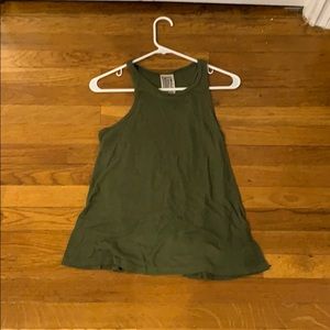 Free people Long Beach tank top- Green
